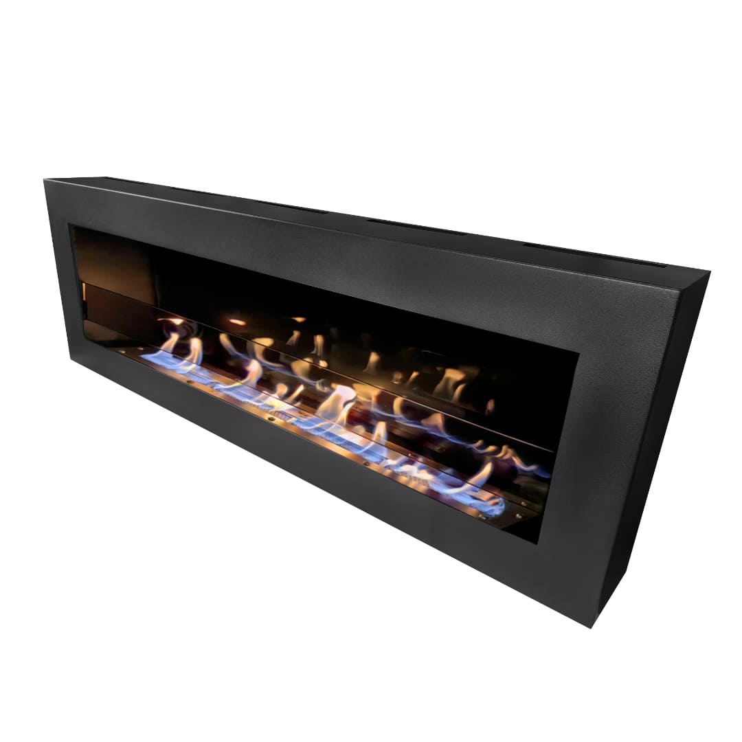 Биокамин "Русский огонь" Лофт 1500N настенный с декоративным стеклом (стемалитом) по цене 50 650 руб.