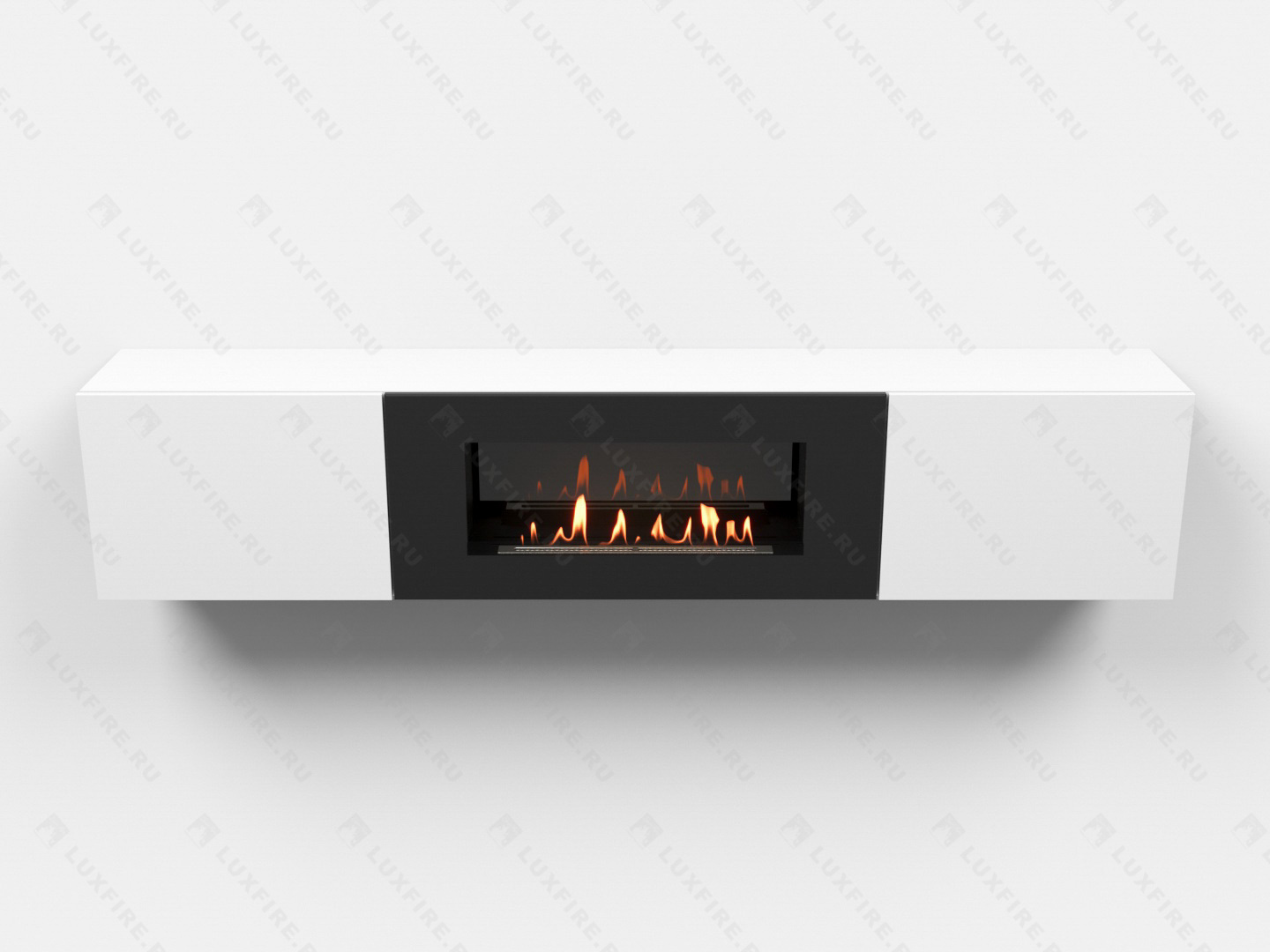 Тумба ТВ Lux Fire "Ладога" настенная 1800 матовая, белая с биокамином 900 Тумба ТВ Lux Fire "Ладога" настенная 1800 матовая, белая с биокамином 900 по цене 89 397 руб.