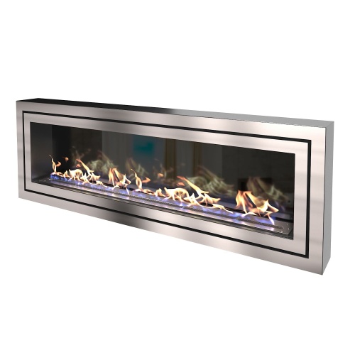 Биокамин "Русский огонь" Стенли 1300N настенный с защитным и декоративным стеклом