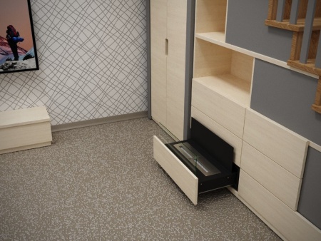 Выдвижной биокамин Good Fire Фаер Бокс 670 по цене 52 830 руб.