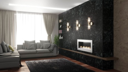 Биокамин "Русский огонь" Хай-тек 1100V встраиваемый по цене 34 800 руб.