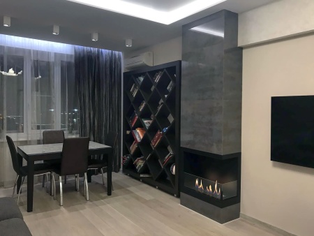 Встроенный биокамин Lux Fire Угловой 1155 М (левый угол) по цене 76 890 руб.