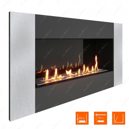 Биокамин SteelHeat GRAND-V 900 XL стемалит по цене 37 808 руб.