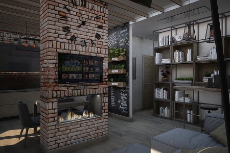 Встроенный биокамин Lux Fire Сквозной 1130 S по цене 71 390 руб.