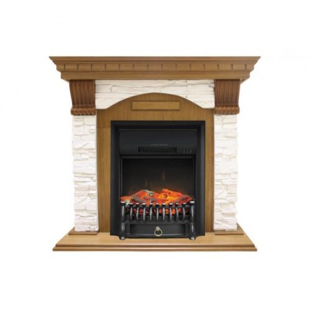 Dublin угловой арочный скальный белый (дуб)+Majestic FX Brass Dublin угловой арочный скальный белый (дуб)+Majestic FX Brass