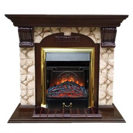 Арочный Карелия (дуб)+Fobos Brass